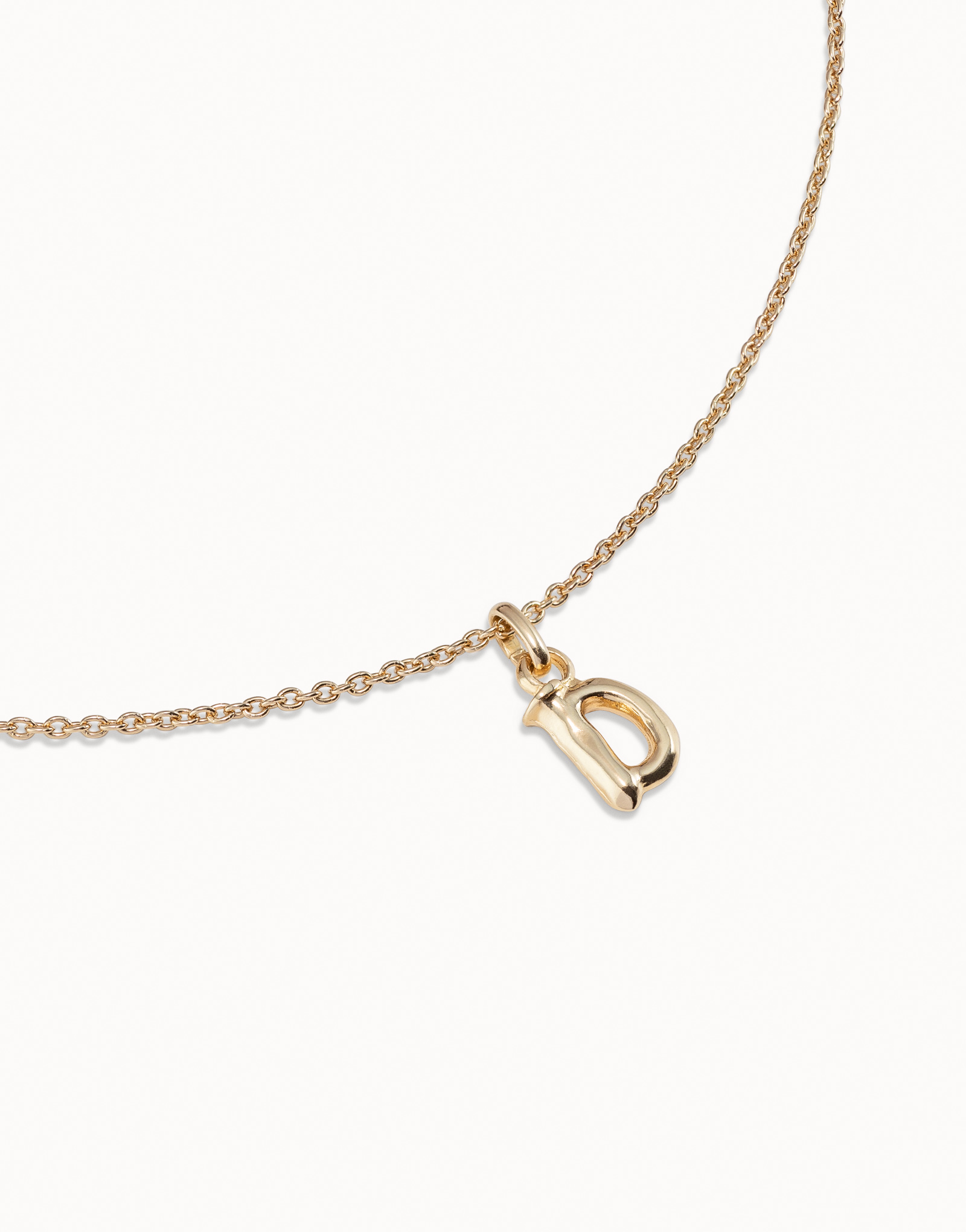 Court collier plaqué or de 18K, Or, large image number null