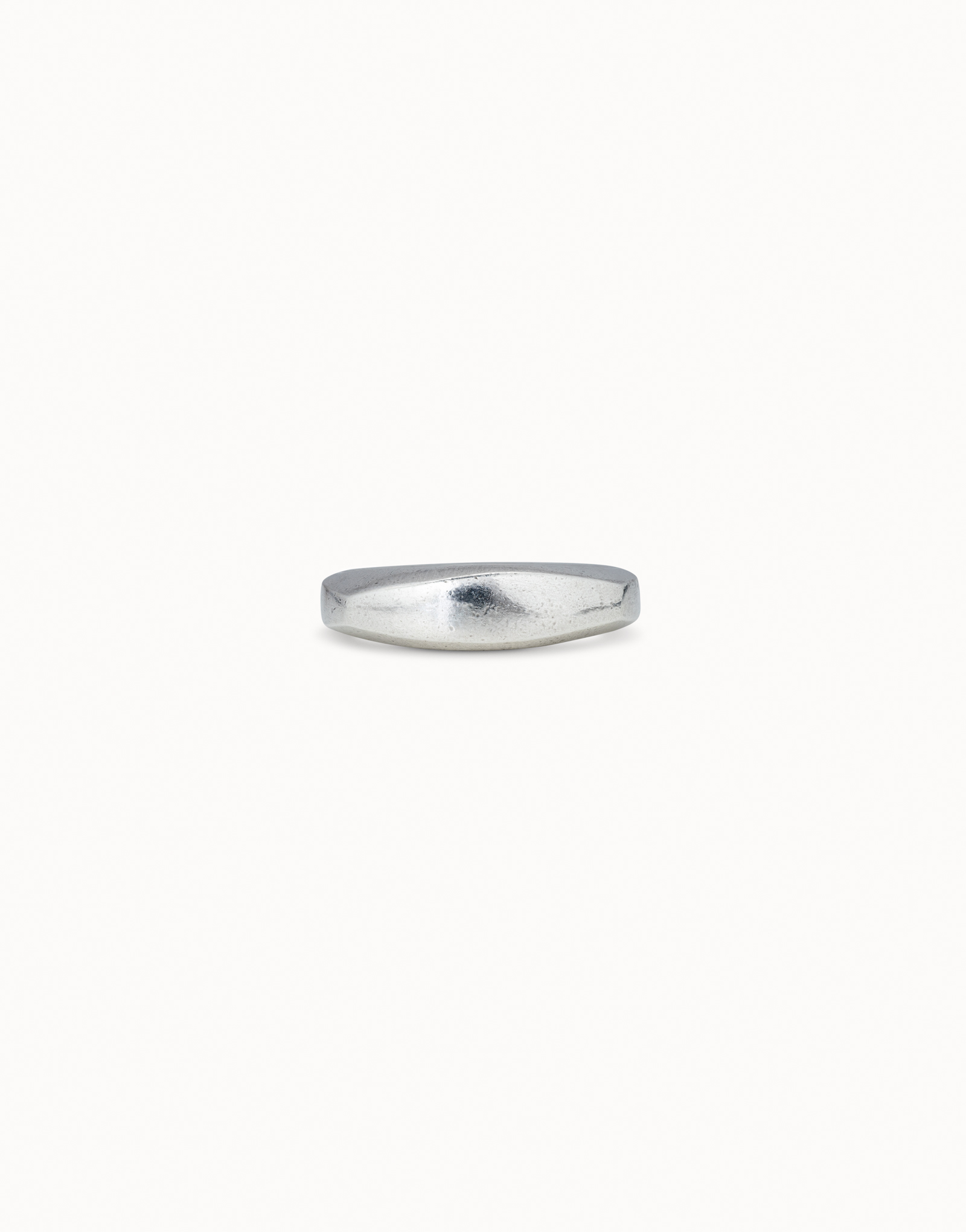 Sterling silver-plated irregular ring, Silver, large image number null