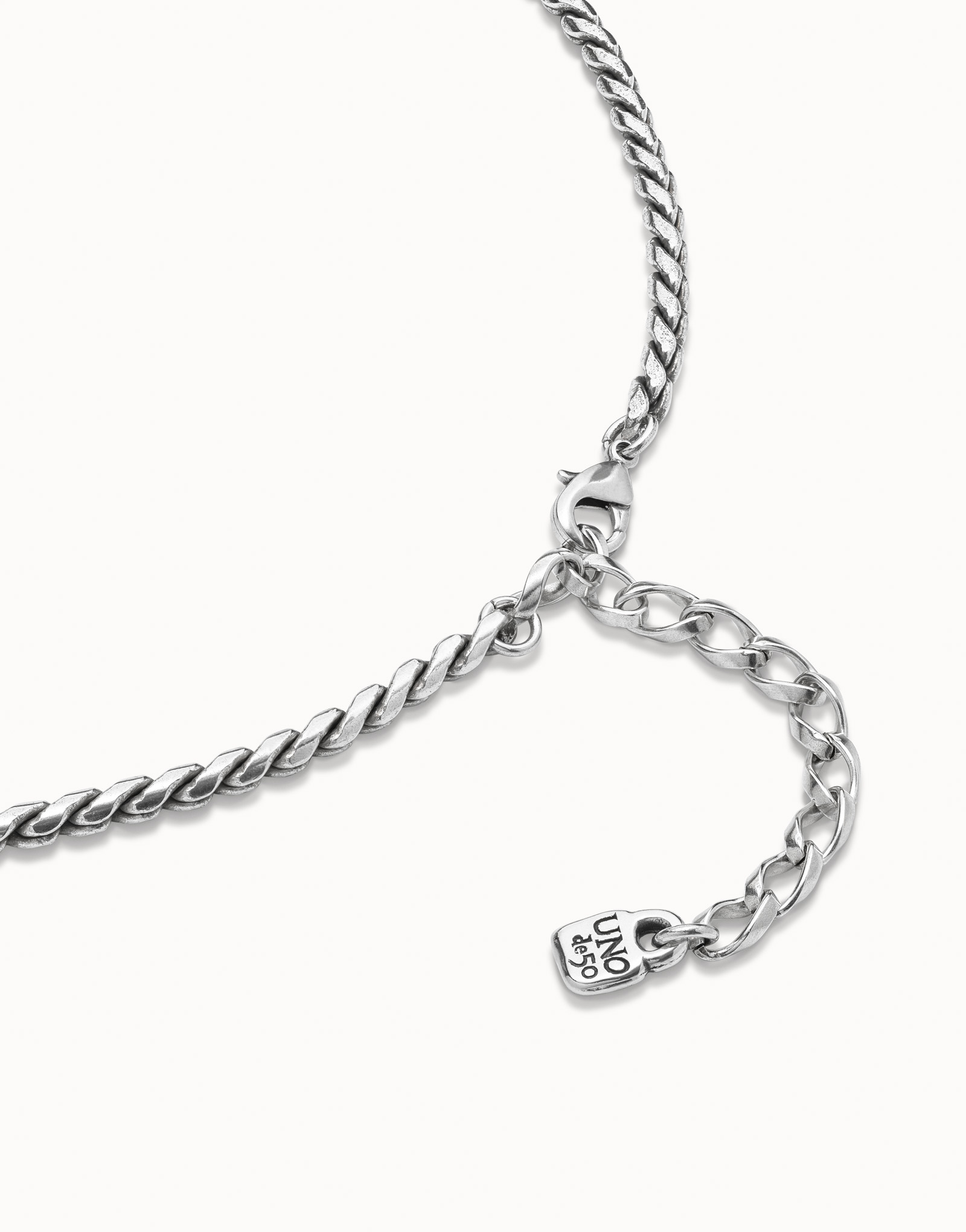 Sterling silver-plated necklace, Silver, large image number null