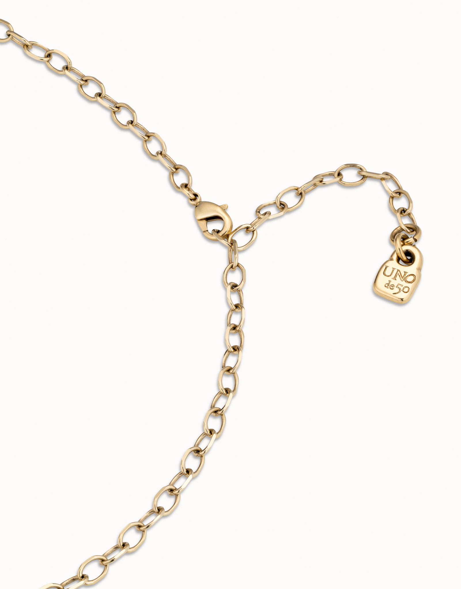 18K gold-plated long chain, Golden, large image number null