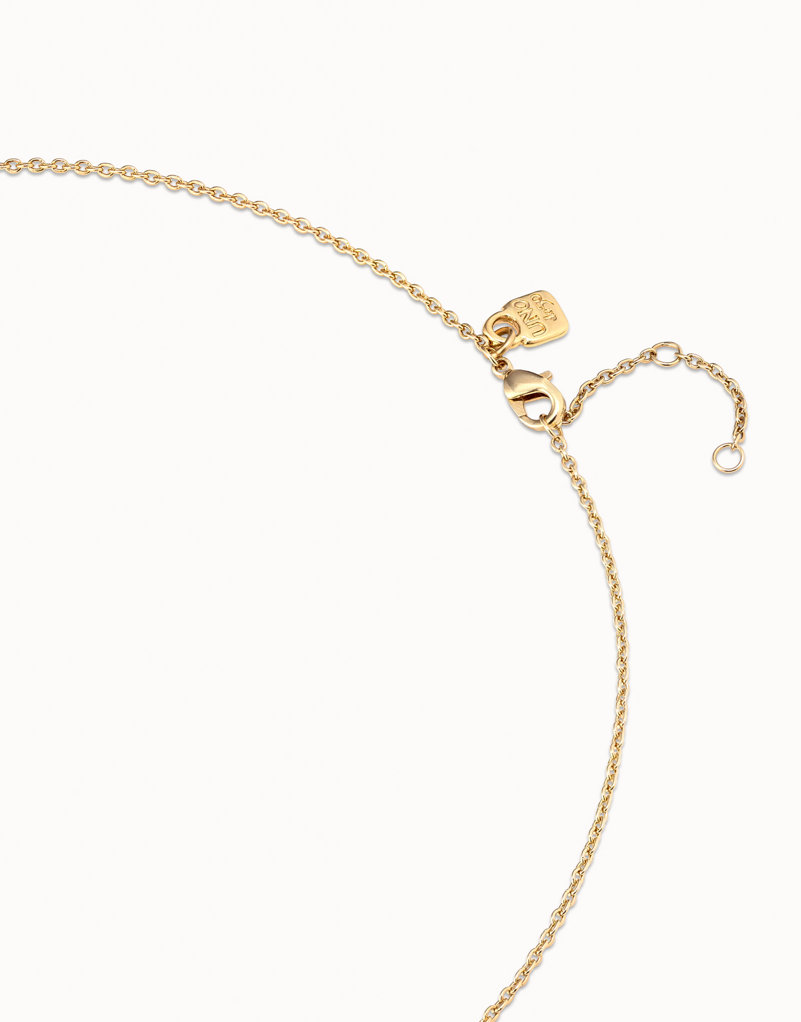 18K gold-plated short necklace, Golden, large image number null