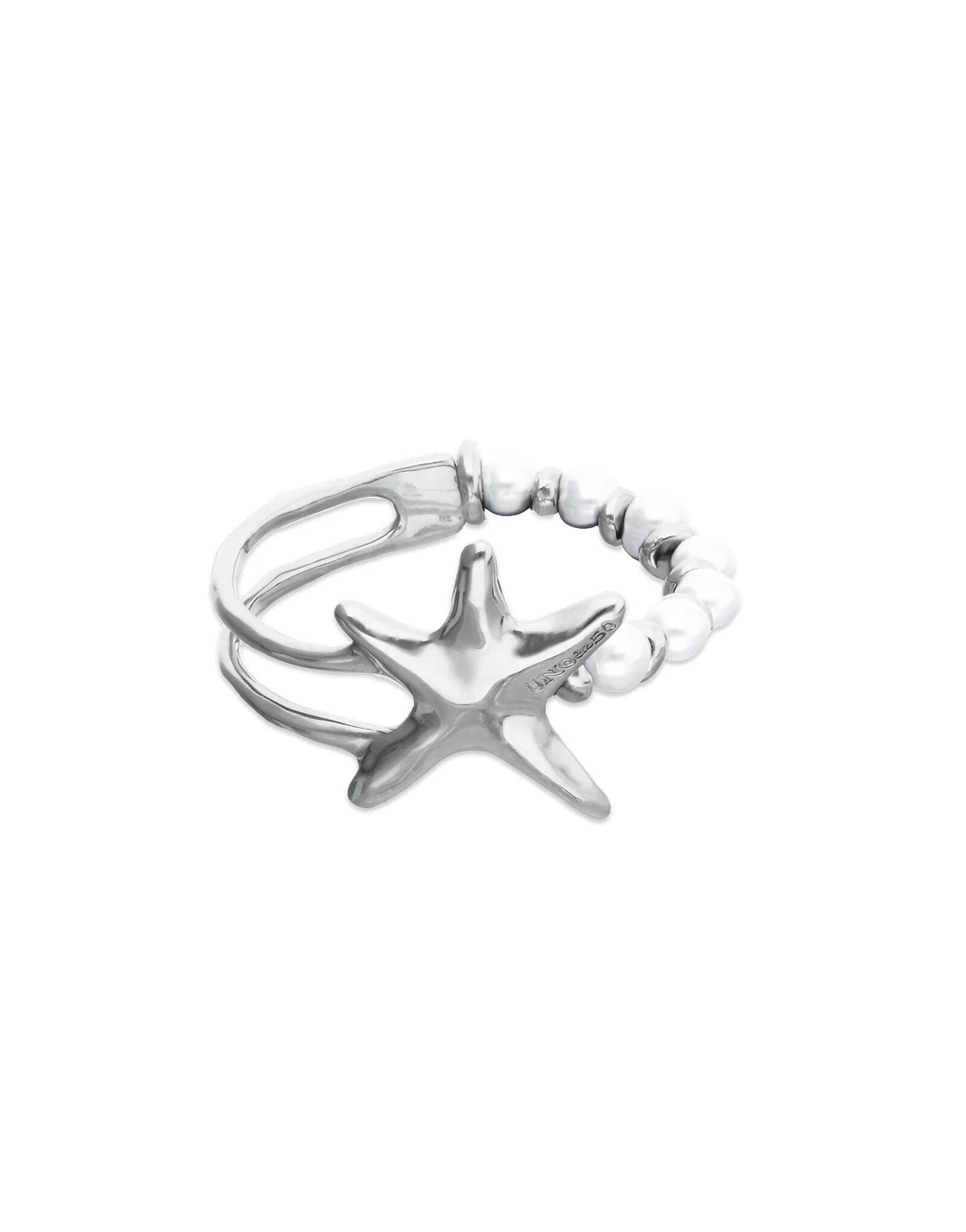 Bracelet with pearls and starfish