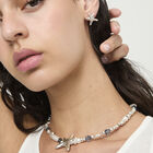 Necklace with crystals and big starfish