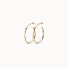 Open hoop earrings