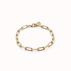 Rectangular link chain bracelet