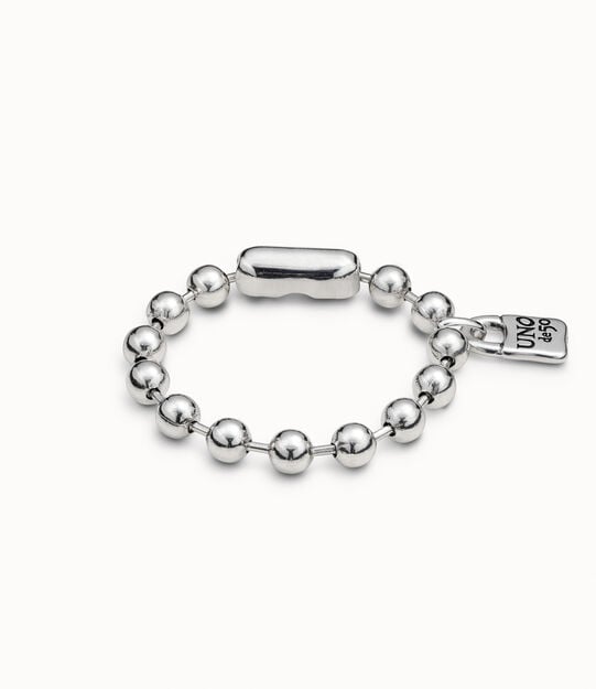 Pulsera bañada en plata de ley