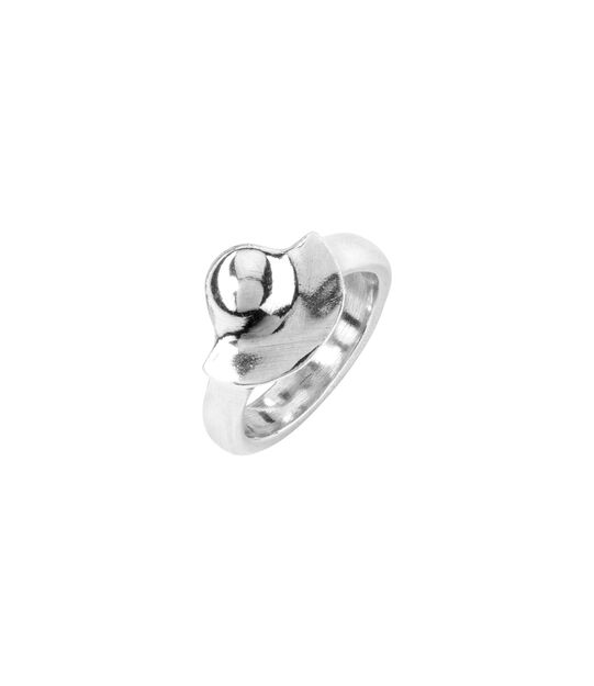 Anillo bañado en plata de ley