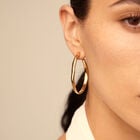 Open hoop earrings