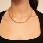 Short link chain charm necklace