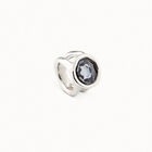 ring with gray crystal