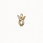 Taurus shaped charm