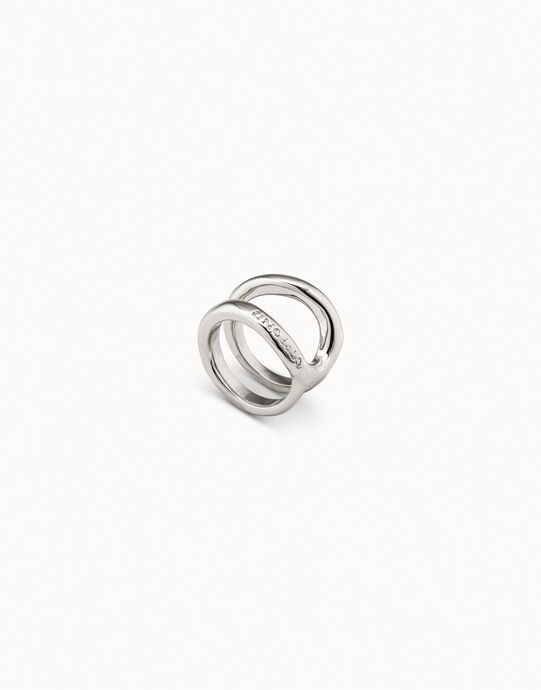 Double curved ring