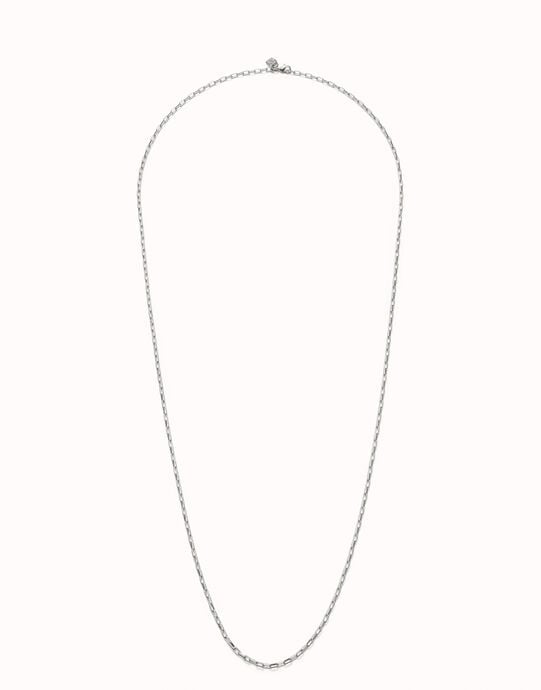 Long link chain necklace