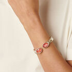 Pulsera ba&ntilde;ada en plata de ley