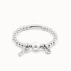 Bangle bracelet with pearl
