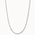 Long link chain charm necklace