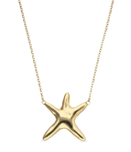 Medium necklace with starfish