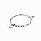 Chain bracelet with small heart detail