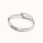 Bangle bracelet with buckle