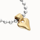 Bead bracelet with heart detail