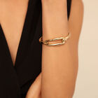 Bangle bracelet with buckle