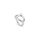 Anillo ba&ntilde;ado en plata de ley