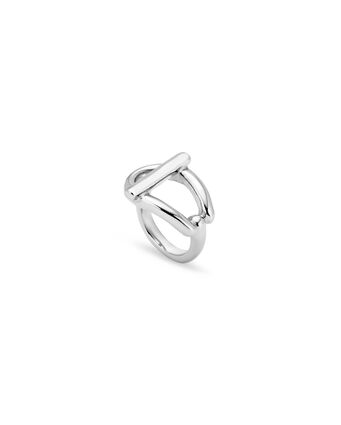 Sterling silver-plated ring