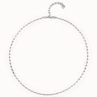 Short oval link chain necklace