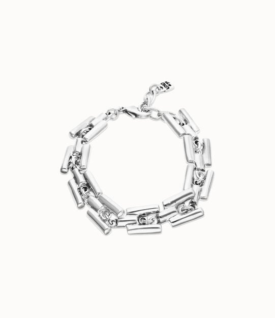 Square links chain bracelet