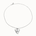 Short necklace with wing detail