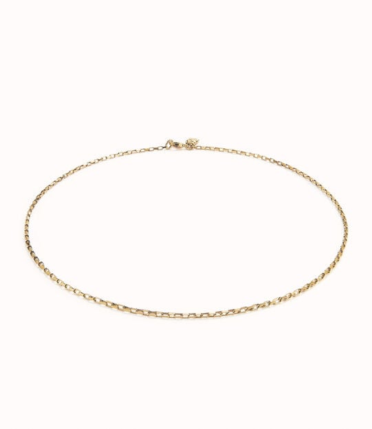 Short link chain charm necklace