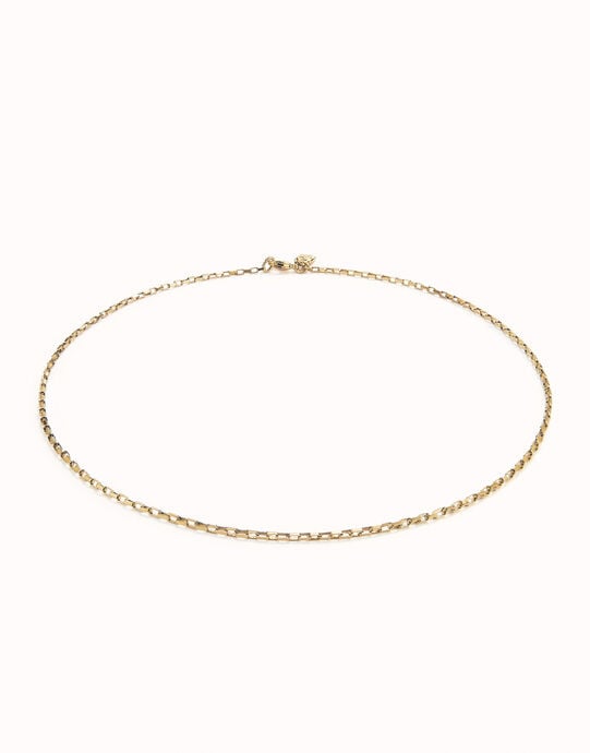 Short link chain charm necklace