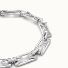 Multi strand chain necklace with topaz