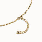 Short oval link chain necklace