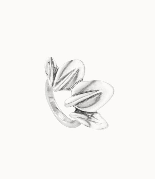 Anillo bañado en plata de ley