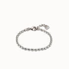 Oval link chain charm bracelet