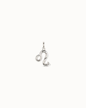 Sterling silver-plated Leo shaped charm