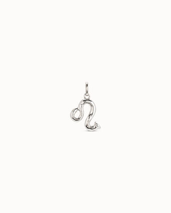 Charm placcato argento Sterling a forma di segno leone