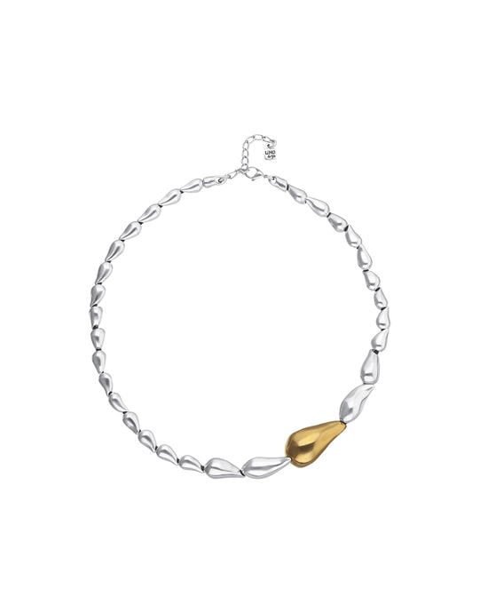 Necklace with linked drops