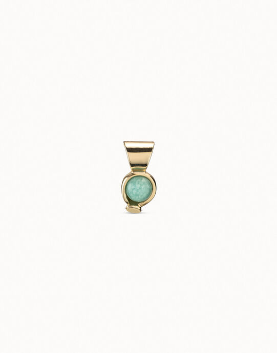 Charm with amazonite stone