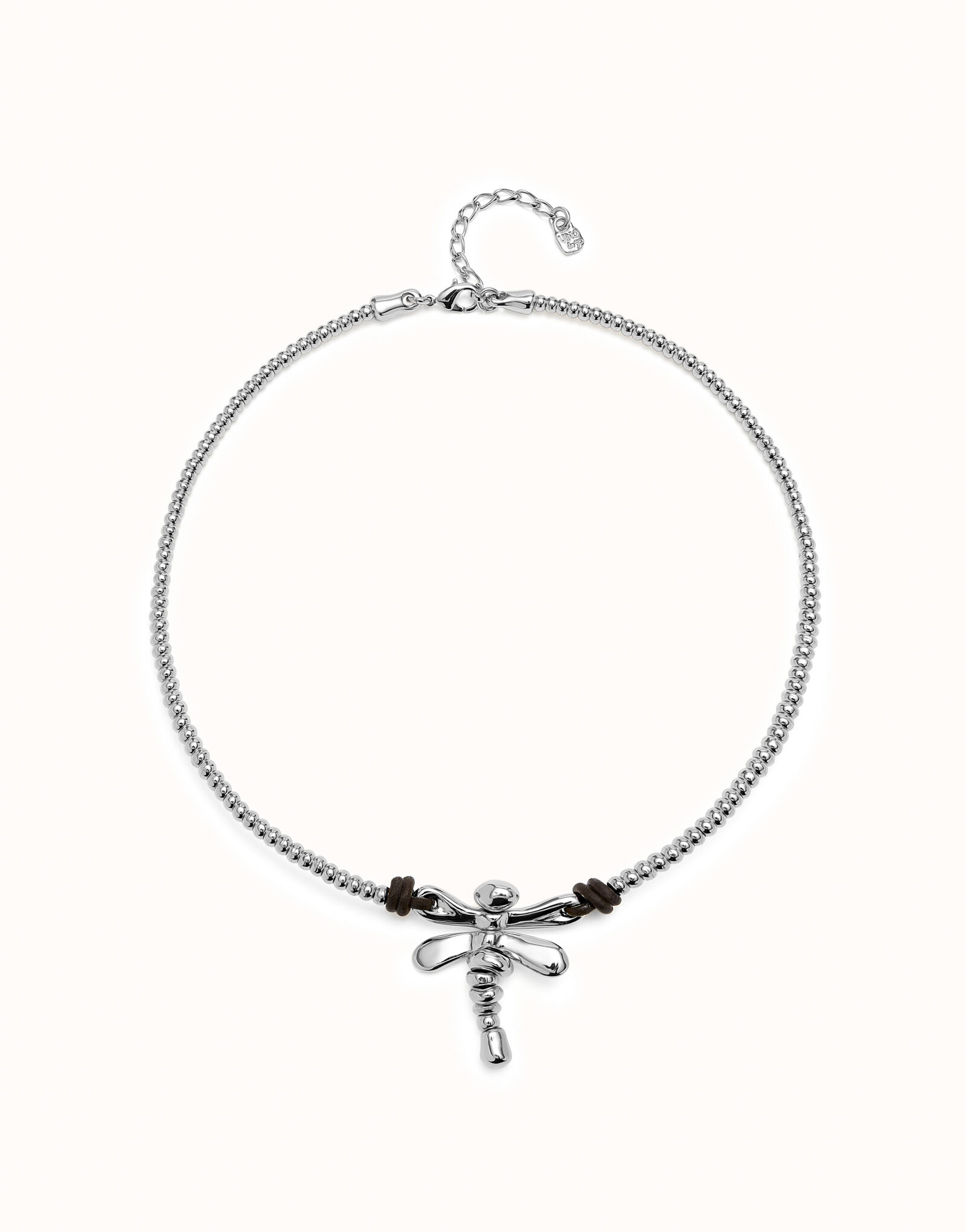 UNO de 50 Ser Rebel Dragonfly トンボネックレス Ser Rebelde Short Gold Necklace with Dragonfly by UNOde50