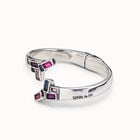 Cuff bracelet with crystals
