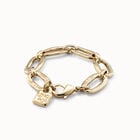 Oval link chain bracelet