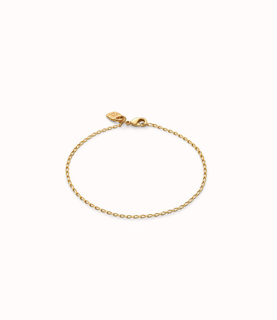 18k gold-plated charm bracelet links