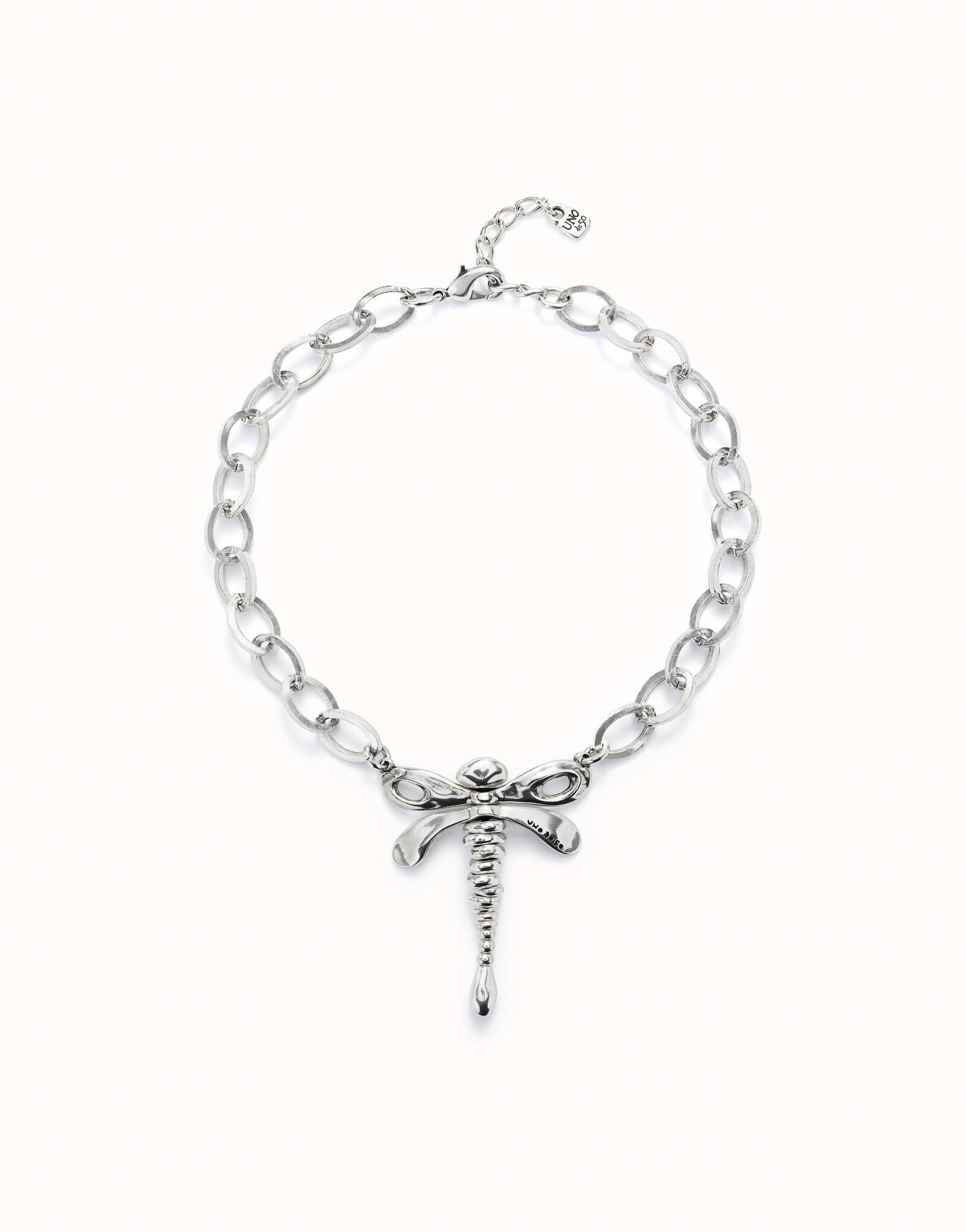 UNO de 50 Ser Rebel Dragonfly トンボネックレス Leather Dragonfly Choker Necklace – K Novinger Jewelry