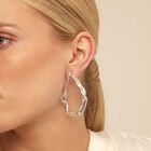 Large hoop earrings