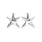Large starfish-shaped earrings
