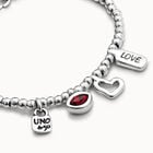 Bracelet with red crystal