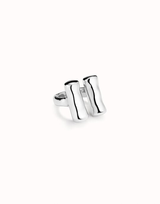 Ring with two vertical tubes
