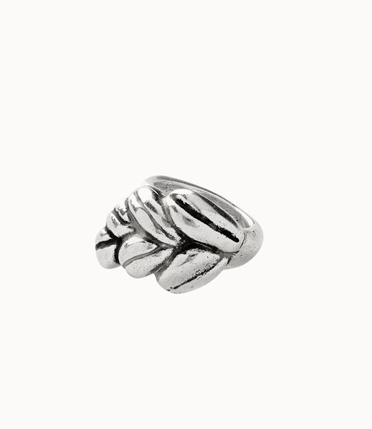 Anillo bañado en plata de ley
